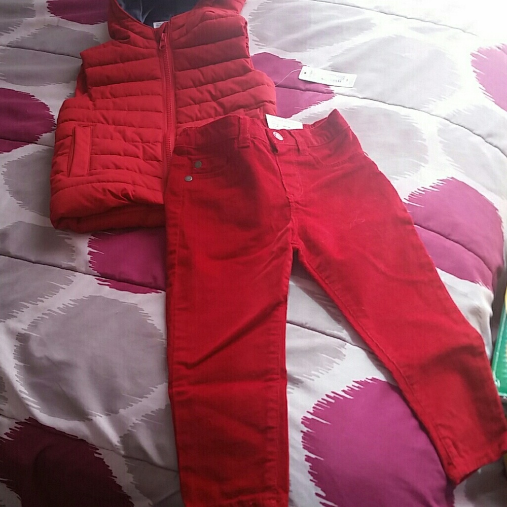 Puffer vest & Cords